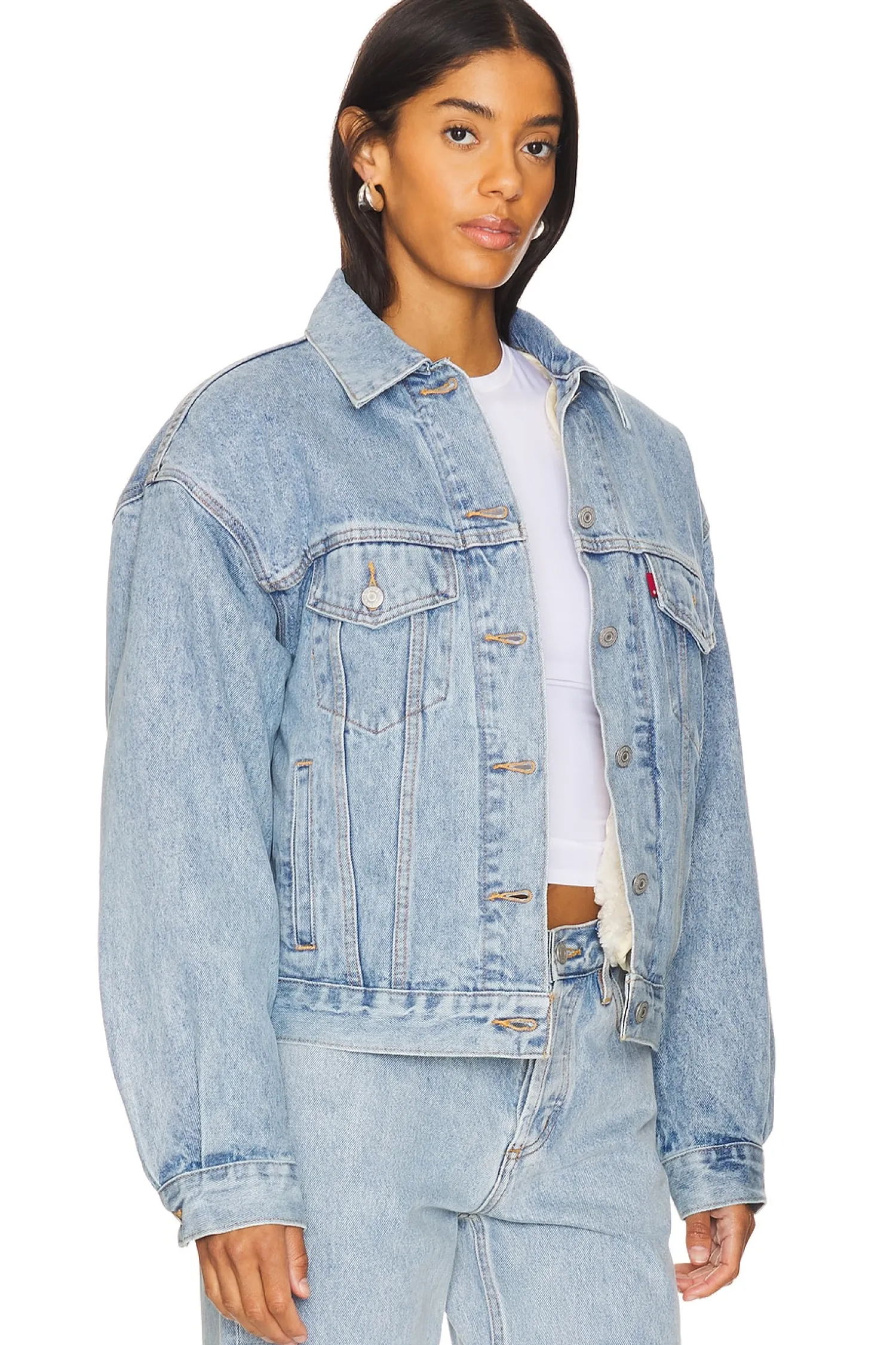 Women LEVI'S Jackets & Coats>3 IN 1 90s Sherpa Trucker
