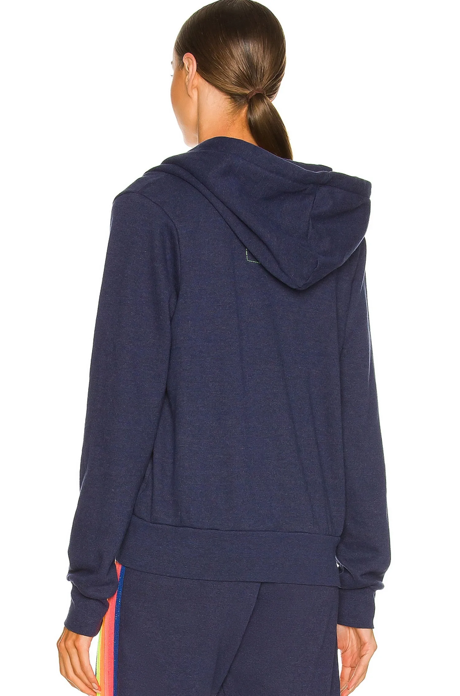 Women Aviator Nation Loungewear>5 Stripe Zip Hoodie