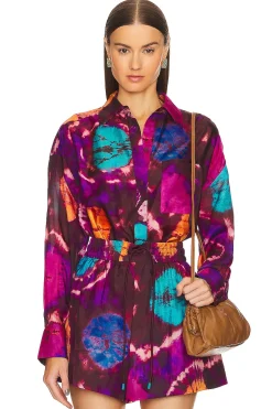 Women Zimmermann Matching Sets>Acadian Button Up Shirt