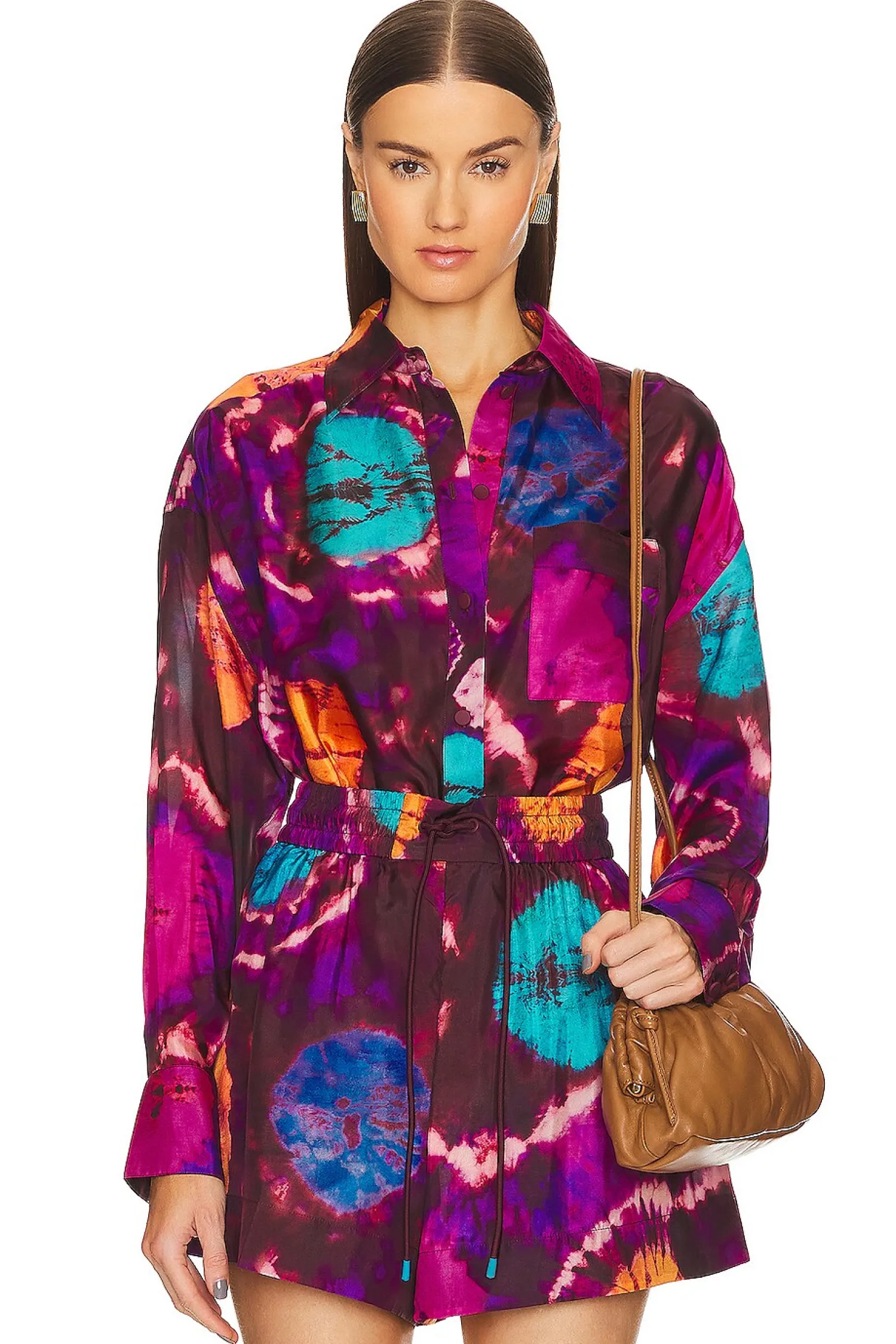 Women Zimmermann Matching Sets>Acadian Button Up Shirt