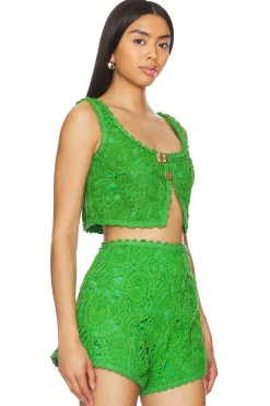 Women AMUR Matching Sets>Aella Crop Top