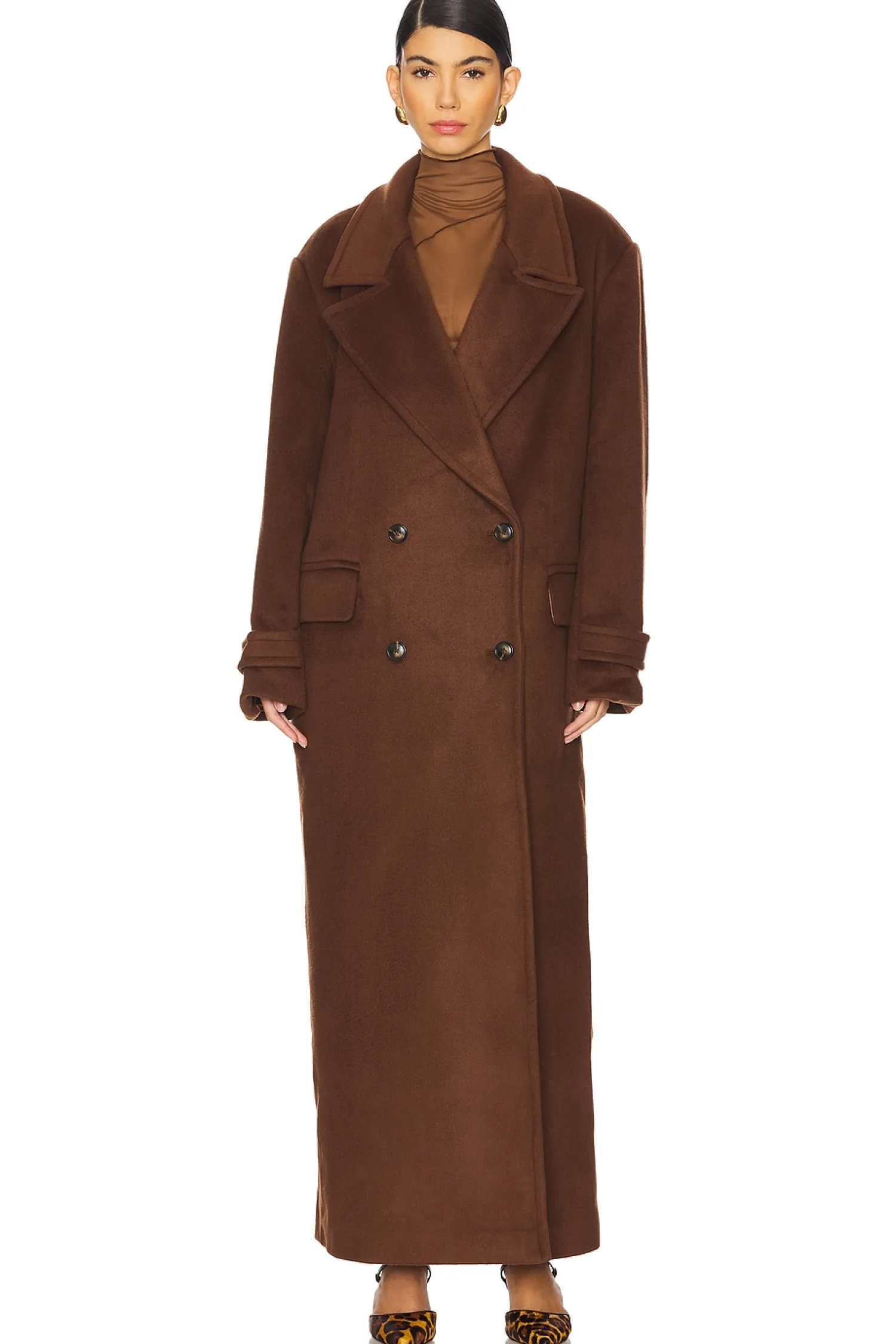 Women Camila Coelho Jackets & Coats>Agatha Double Breasted Coat
