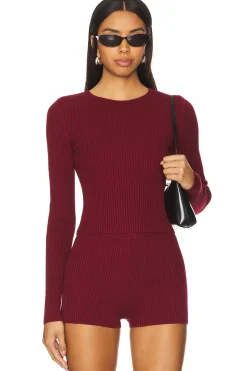 Women Lovers and Friends Matching Sets>Aine Knit Crewneck