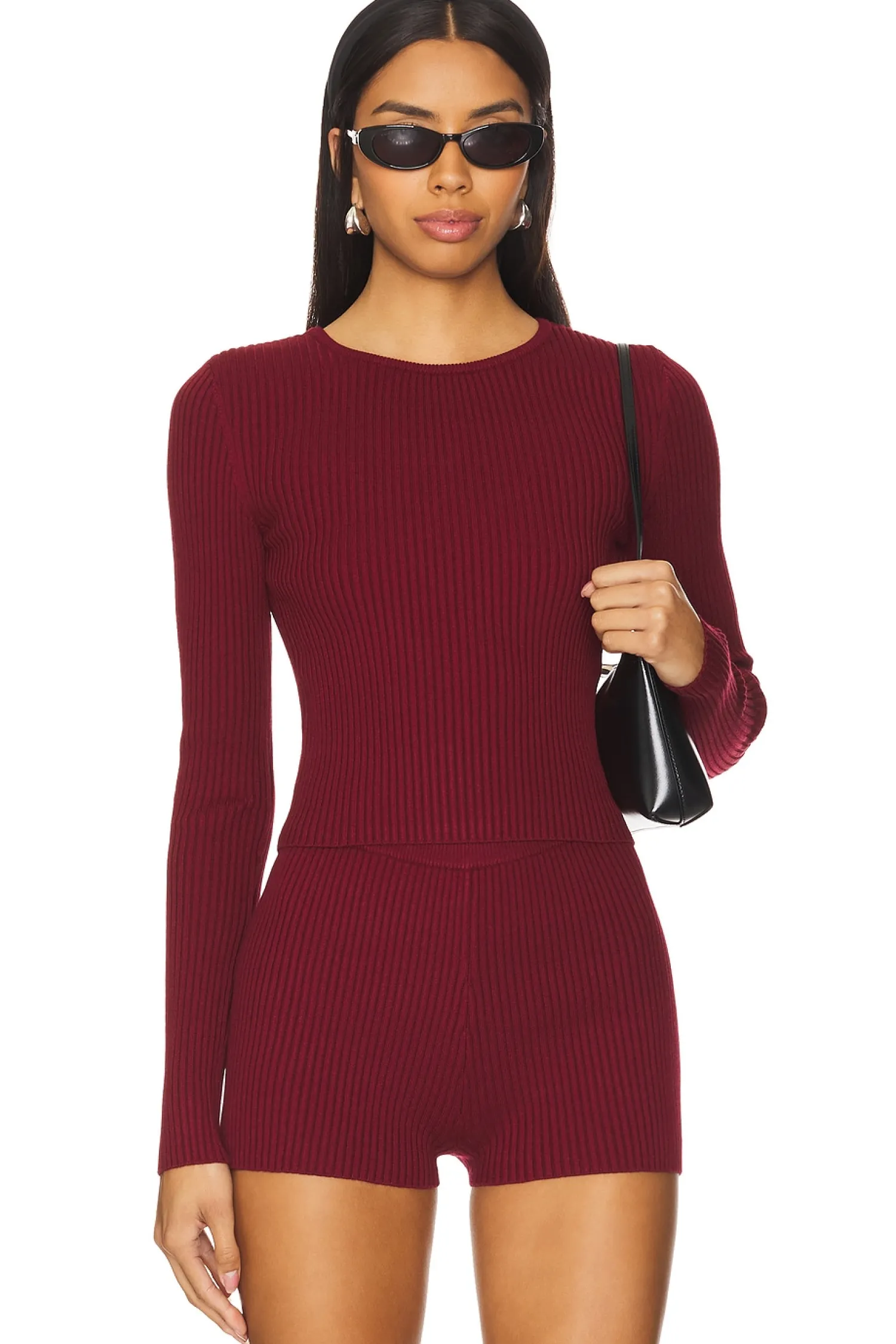 Women Lovers and Friends Matching Sets>Aine Knit Crewneck