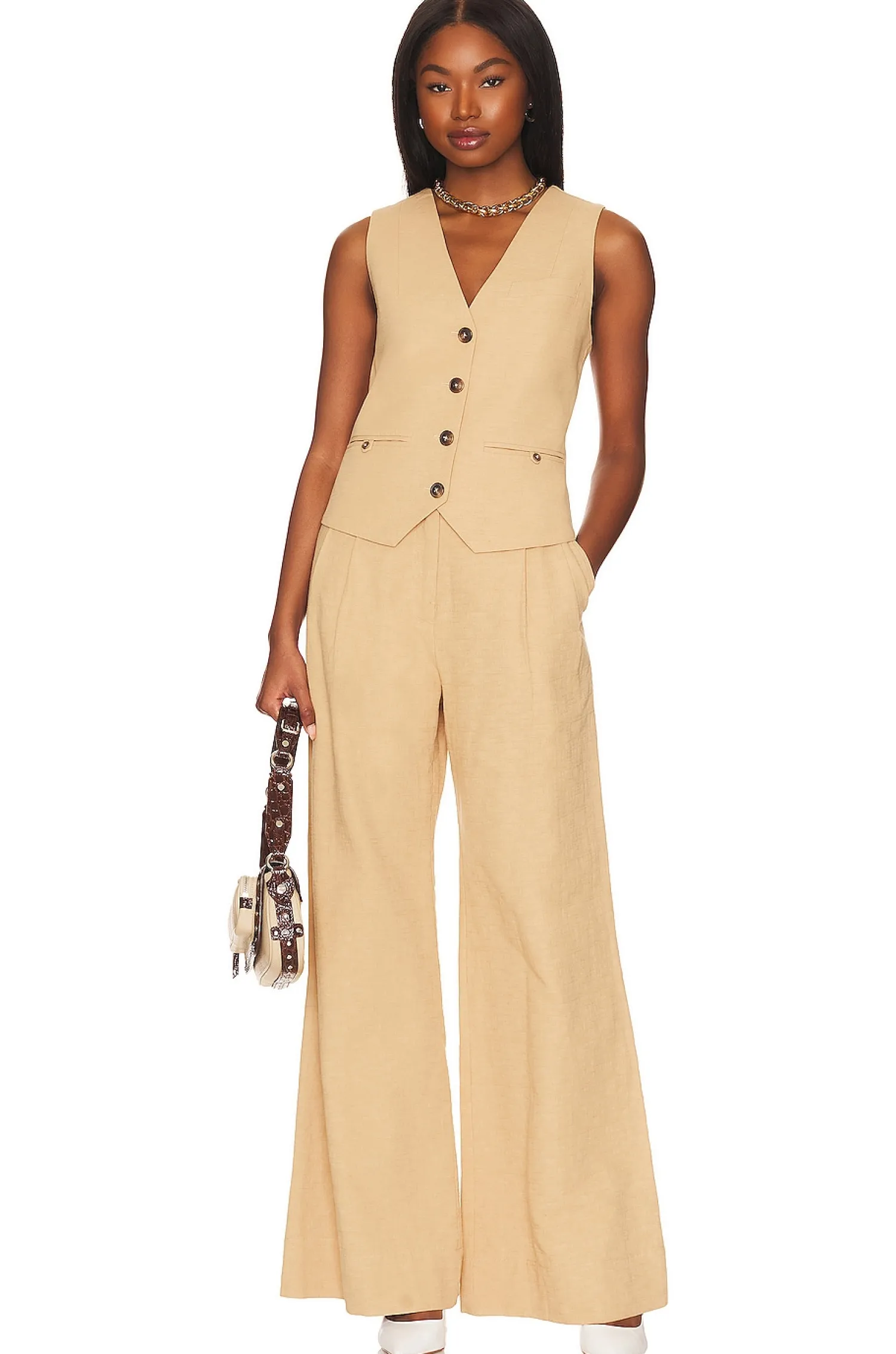 Women Shona Joy Jackets & Coats>Akua Oversized Tailored Vest