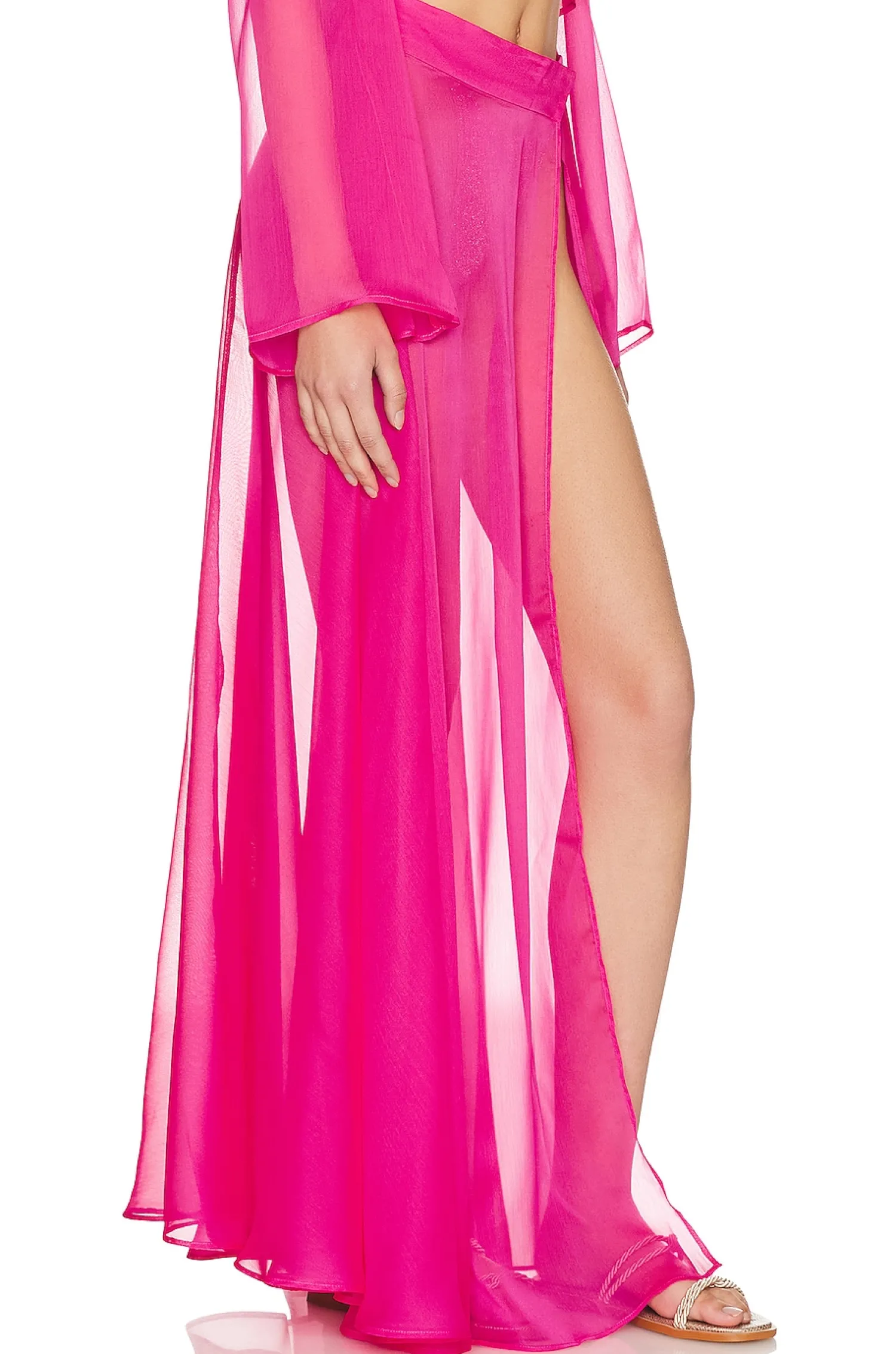 Women Shani Shemer Matching Sets>Alaia Maxi Slit Skirt