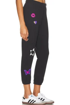 Women Lauren Moshi Pants|Loungewear>Alana Crop Sweatpant Designer Elements