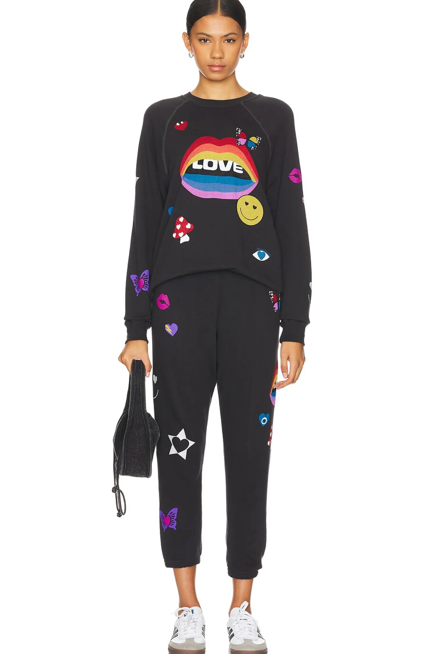 Women Lauren Moshi Pants|Loungewear>Alana Crop Sweatpant Designer Elements