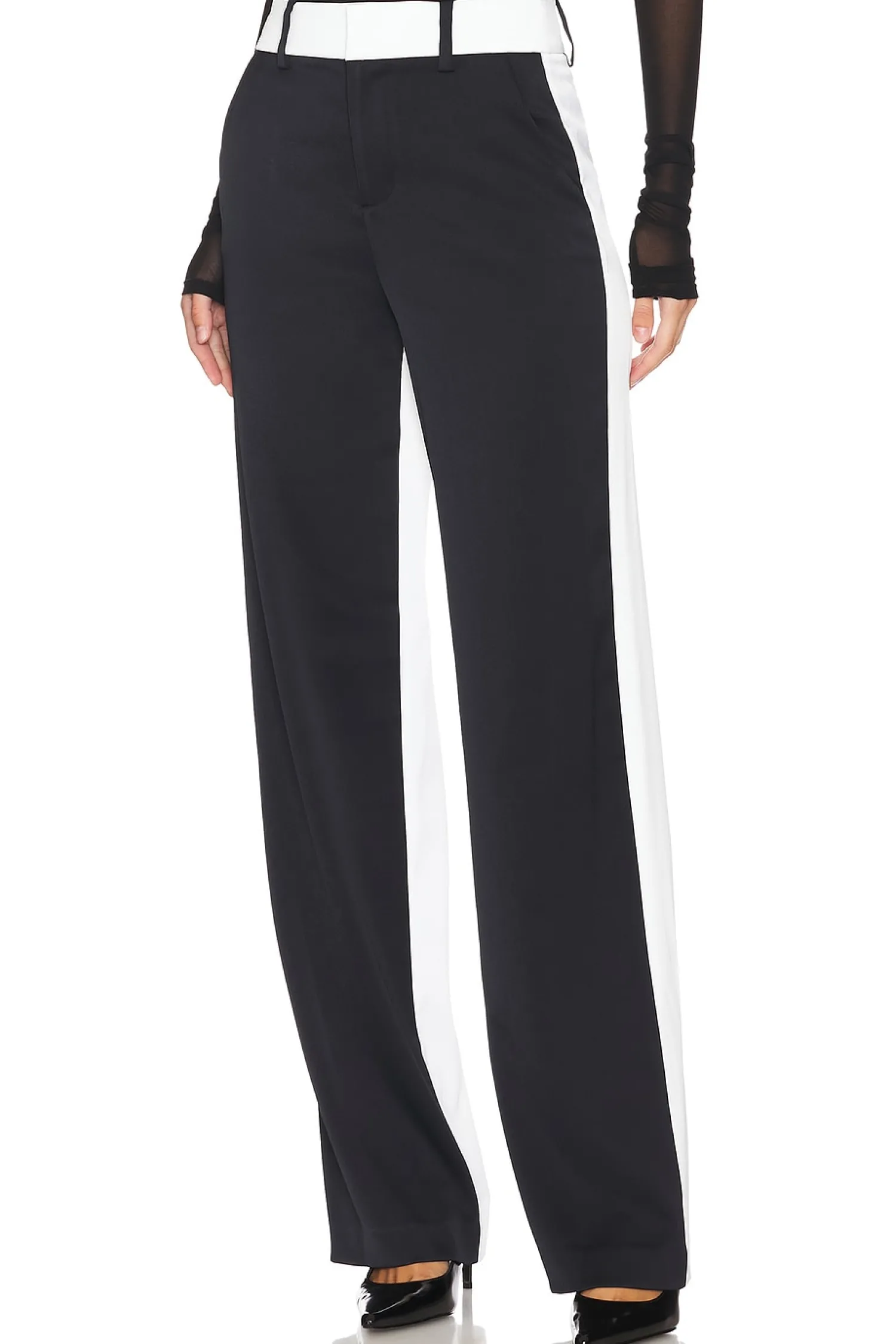 Women Alice + Olivia Pants>Alexander Straight Trouser