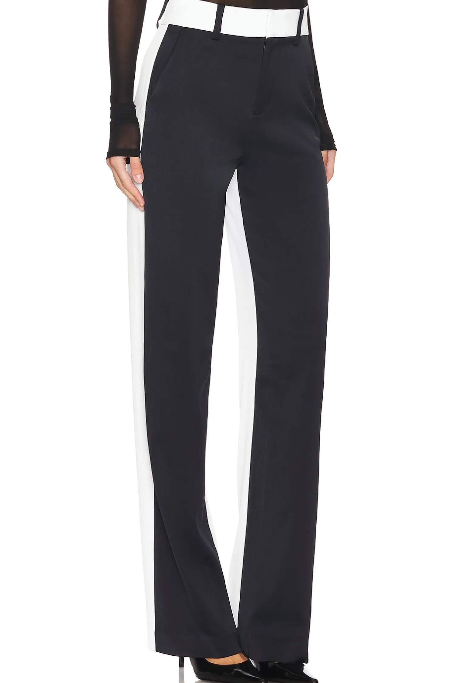 Women Alice + Olivia Pants>Alexander Straight Trouser