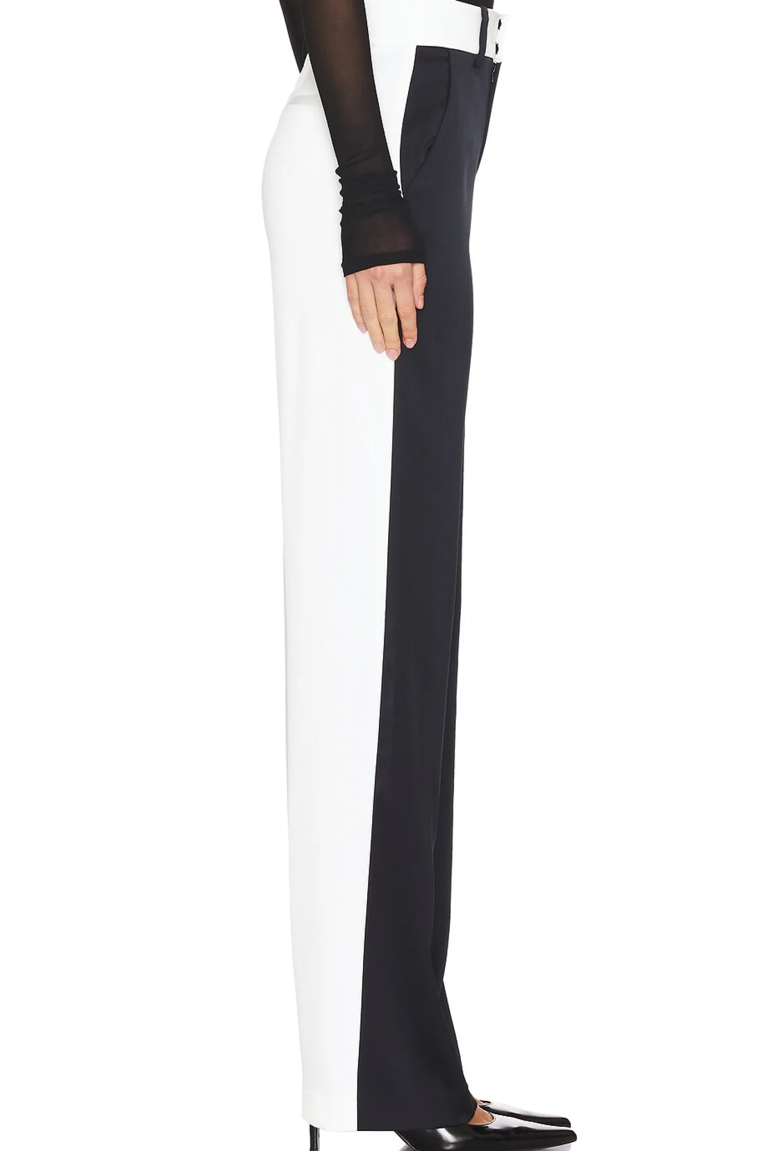 Women Alice + Olivia Pants>Alexander Straight Trouser