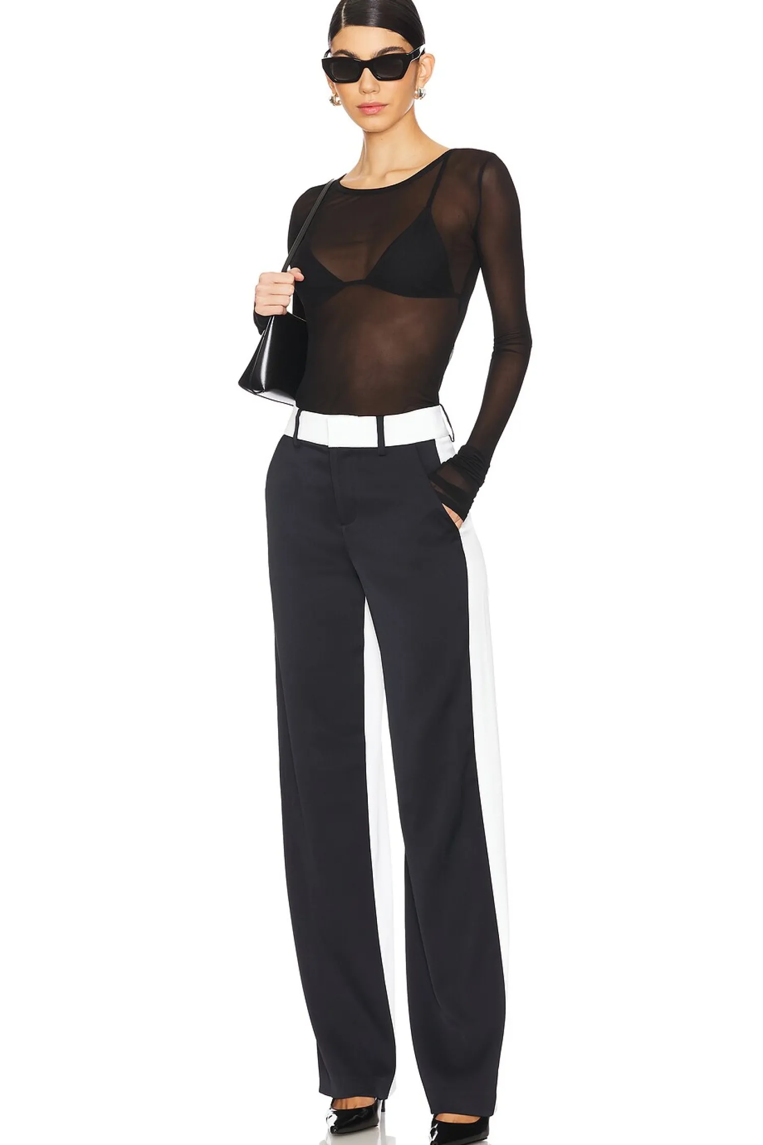 Women Alice + Olivia Pants>Alexander Straight Trouser