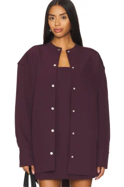 Women SER.O.YA Jackets & Coats>Ali Heavy Crepe Shacket
