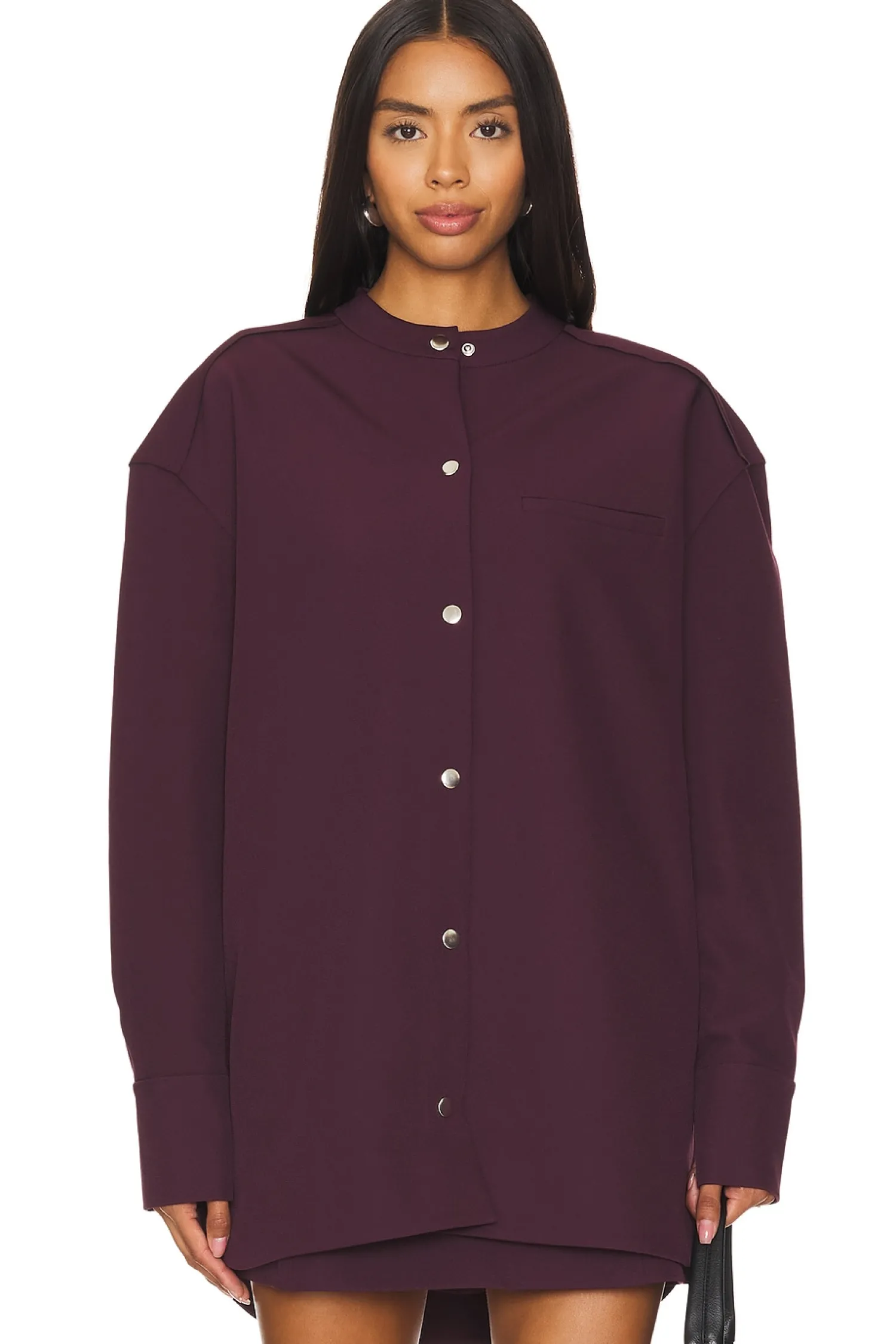 Women SER.O.YA Jackets & Coats>Ali Heavy Crepe Shacket