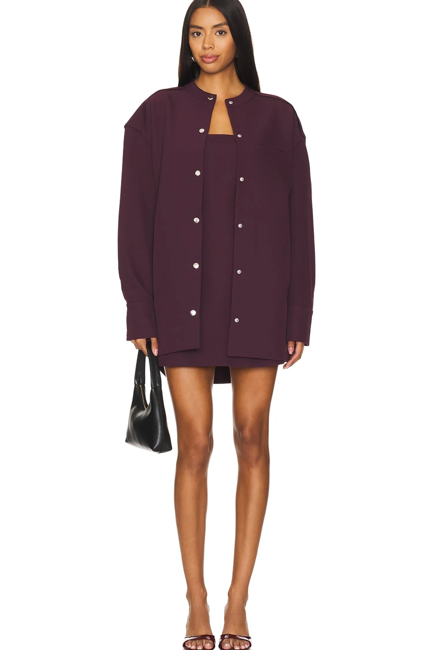 Women SER.O.YA Jackets & Coats>Ali Heavy Crepe Shacket