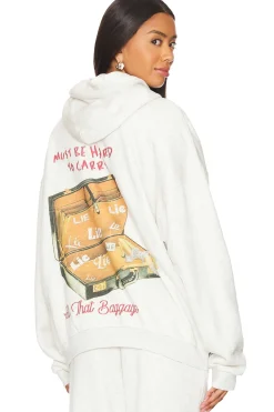 Women Boys Lie Loungewear>All That Baggage Terry Natural Zip Up Hoodie