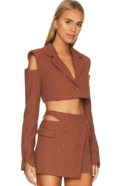 Women For Love & Lemons Jackets & Coats>Alysa Crop Blazer