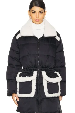 Women UGG Jackets & Coats>Amal Plush Seam Puffer Coat