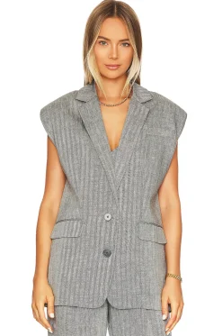Women Shona Joy Jackets & Coats>Amanda Sleeveless Tailored Blazer