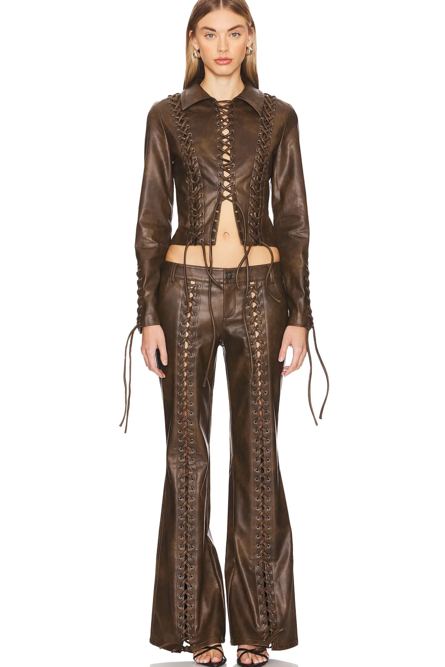 Women LOBA Matching Sets|Jackets & Coats>Amantilla Faux Leather Jacket