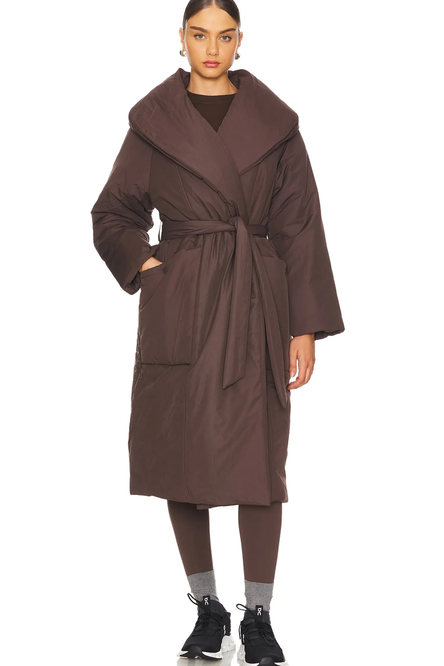 Women Varley Jackets & Coats>Ana Long Wrap Puffer Coat