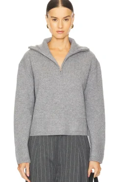 Women SIMKHAI Loungewear>Andes Half Zip Pullover