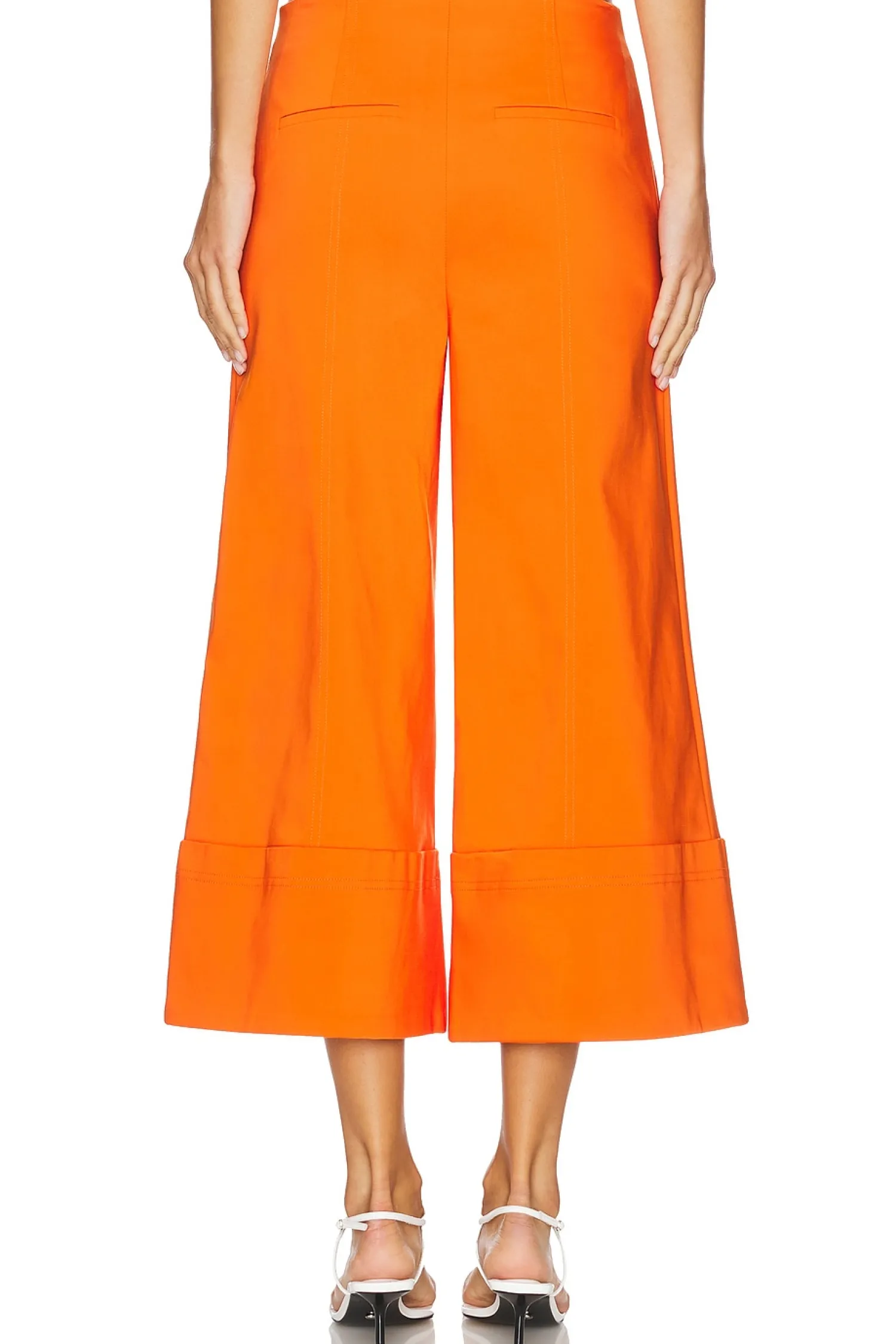 Women Alice + Olivia Pants|Matching Sets>Andra High Rise Wide Leg Cropped Cuff Pant