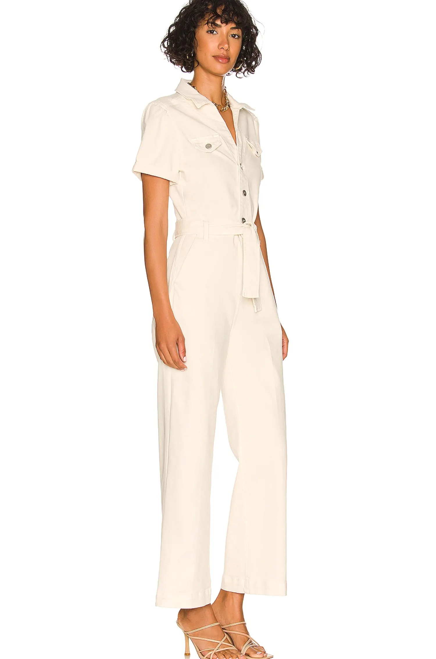 Women PAIGE Jumpsuits>Anessa Puff Sleeve Jumpsuit