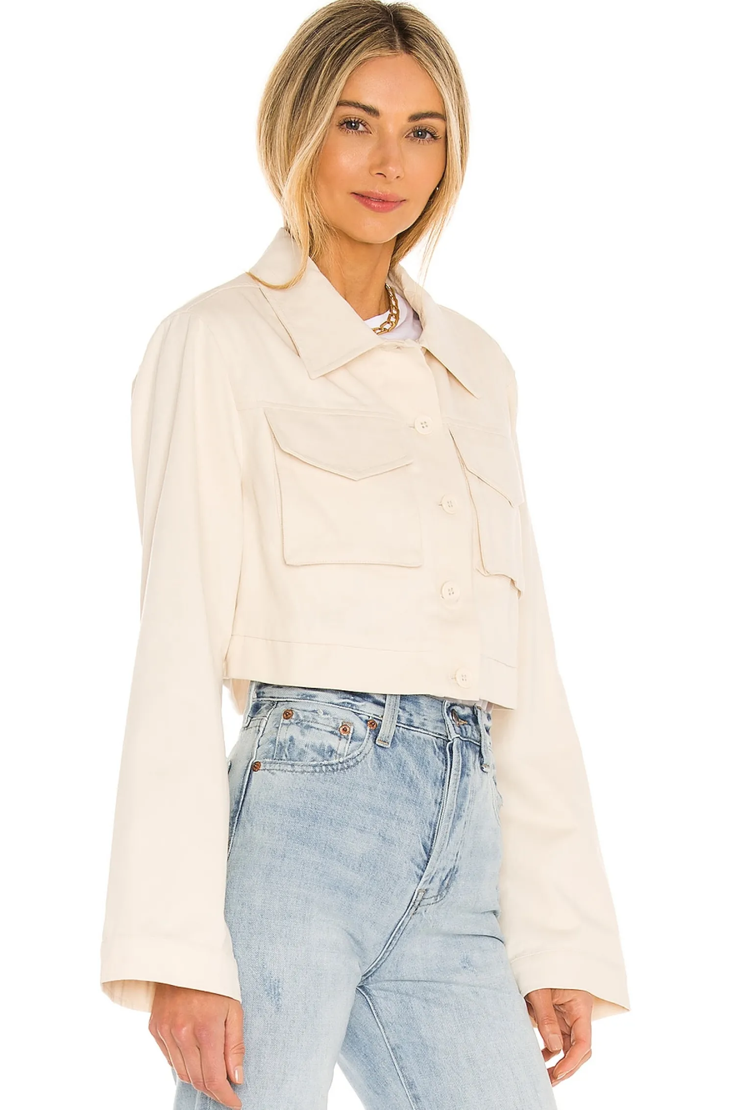 Women Lovers and Friends Jackets & Coats>Angeles Cropped Jacket