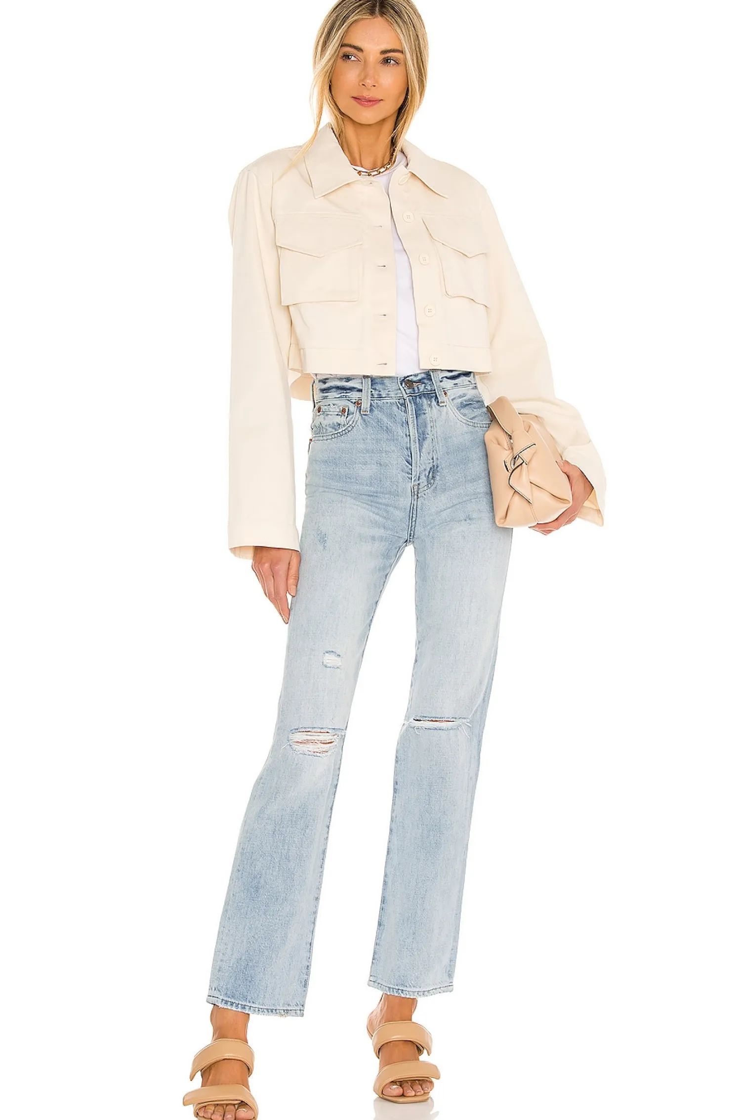 Women Lovers and Friends Jackets & Coats>Angeles Cropped Jacket
