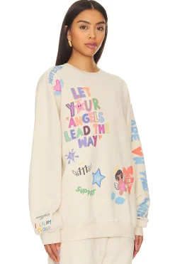 Women The Mayfair Group Loungewear>Angels All Around You Crewneck