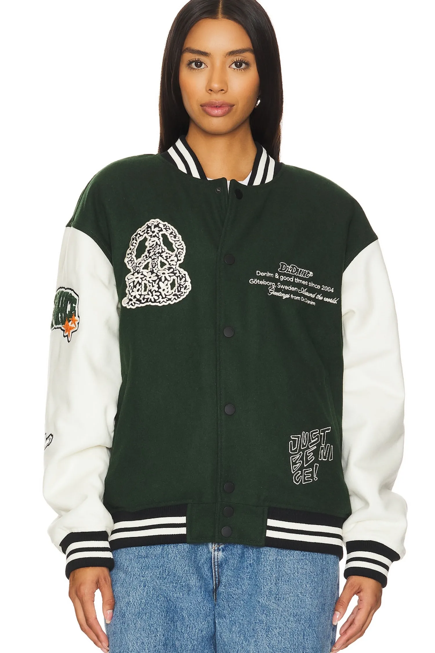 Women Dr. Denim Jackets & Coats>Annivarsity Jacket