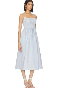 Women L'Academie Dresses>Ari Poplin Midi Dress