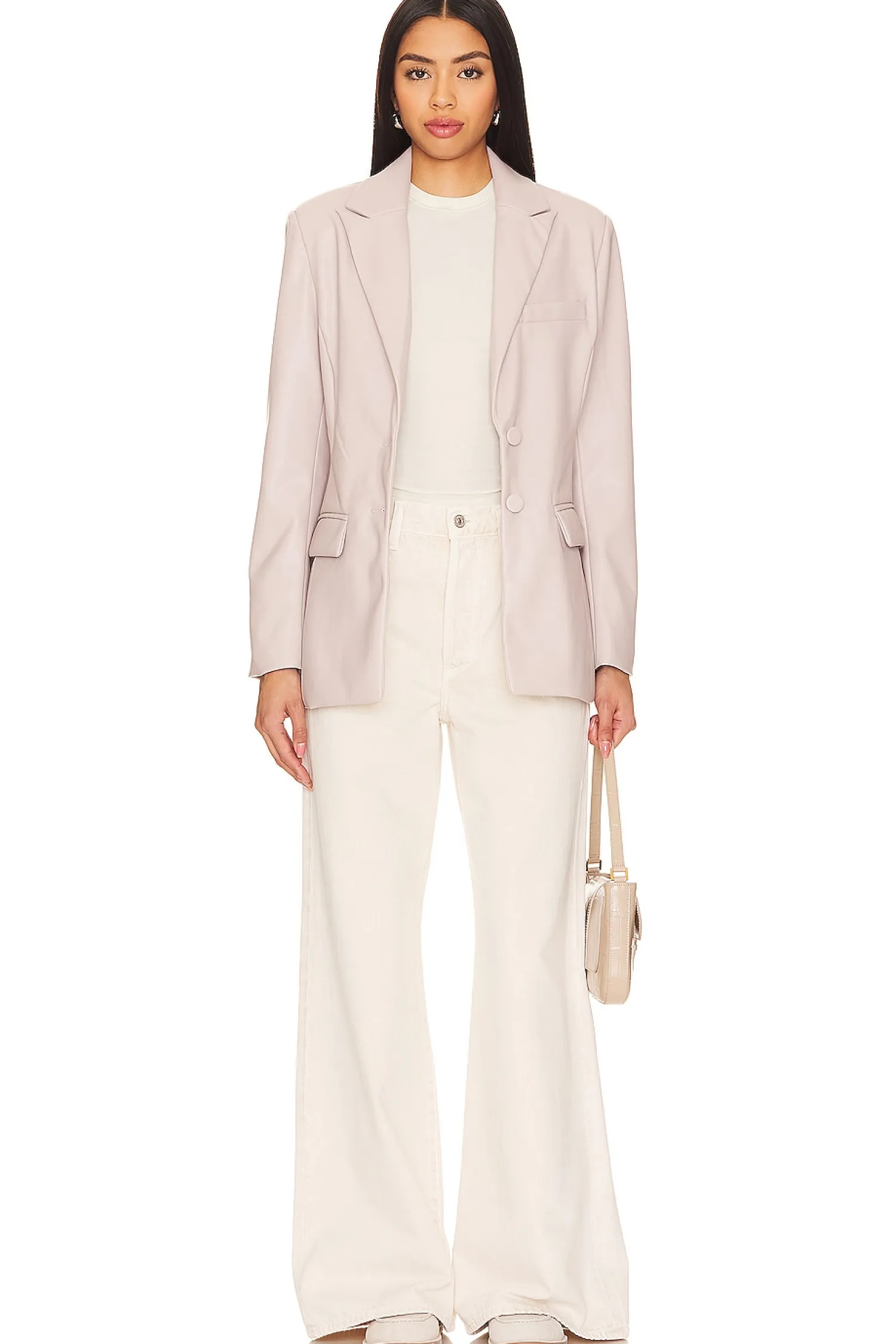 Women Steve Madden Jackets & Coats>Aria Faux Leather Blazer