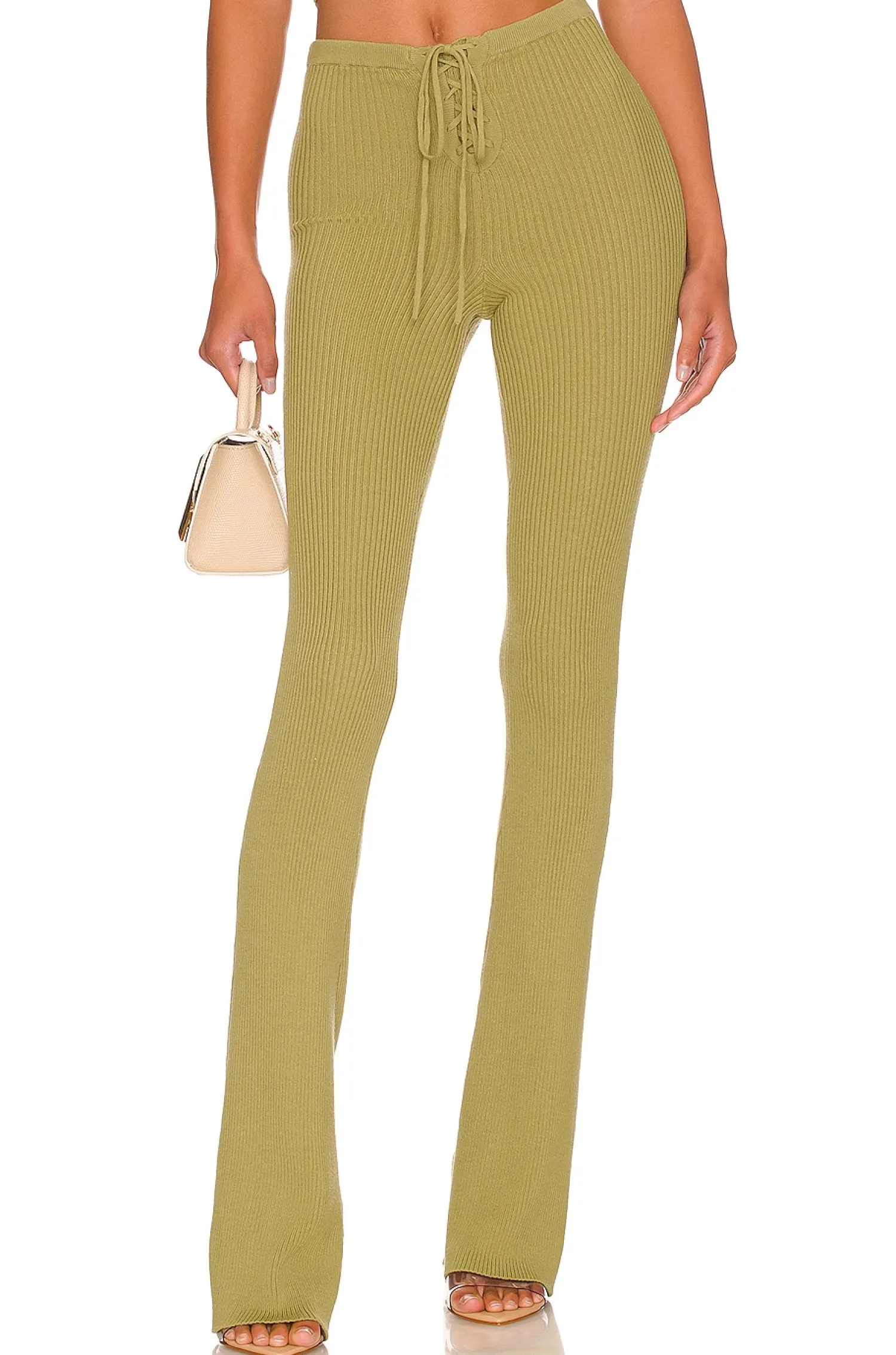 Women Camila Coelho Pants|Loungewear>Artemis Lace Up Knit Pant