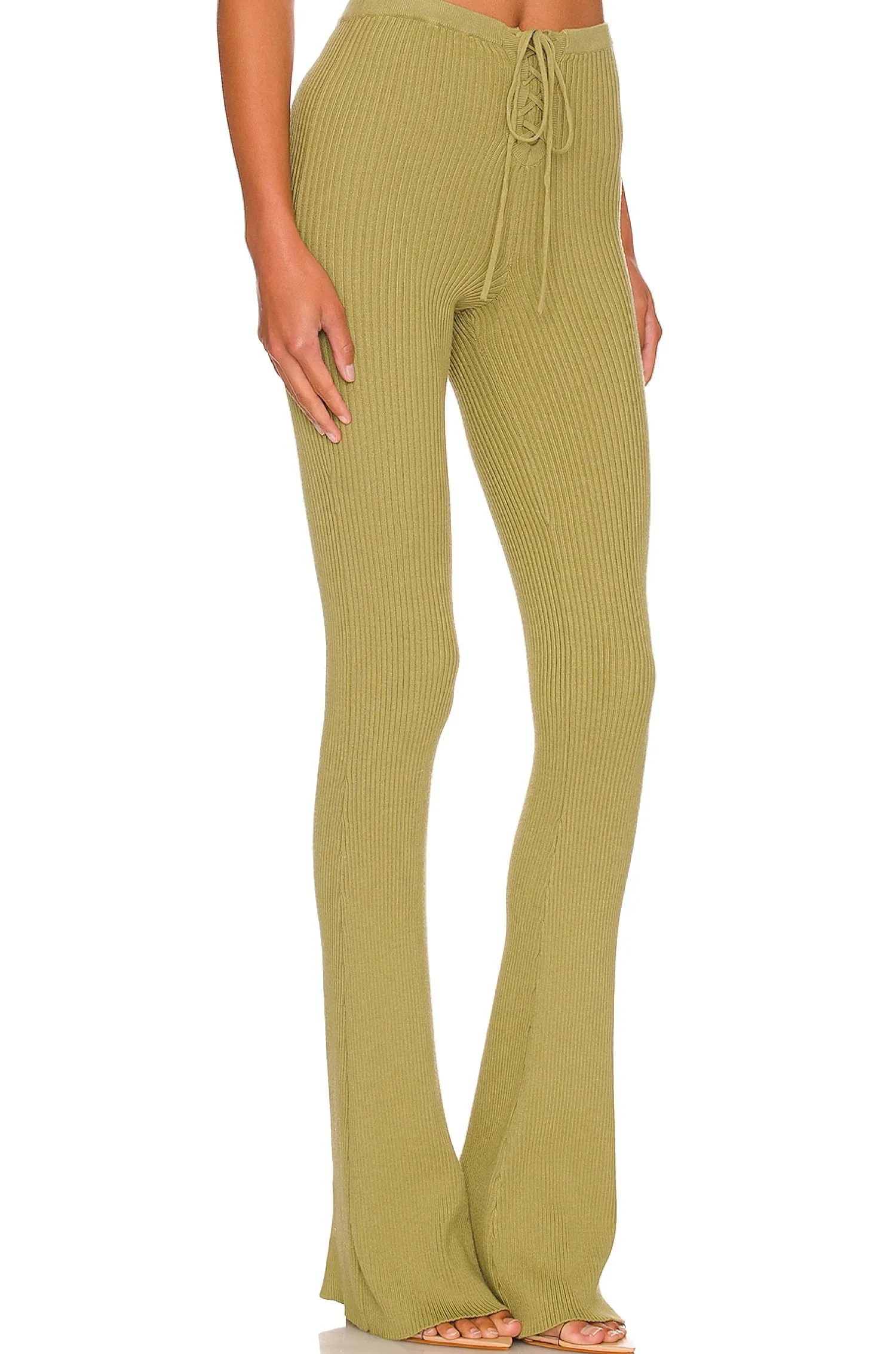 Women Camila Coelho Pants|Loungewear>Artemis Lace Up Knit Pant