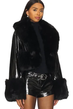 Women Lovers and Friends Jackets & Coats>Arya Faux Leather Jacket