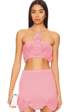 Women Lovers and Friends Matching Sets>Ashby Crochet Top