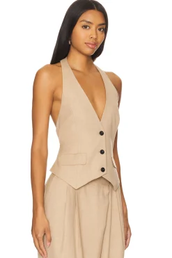 Women Shona Joy Matching Sets|Jackets & Coats>Asher Tailored Open Back Vest