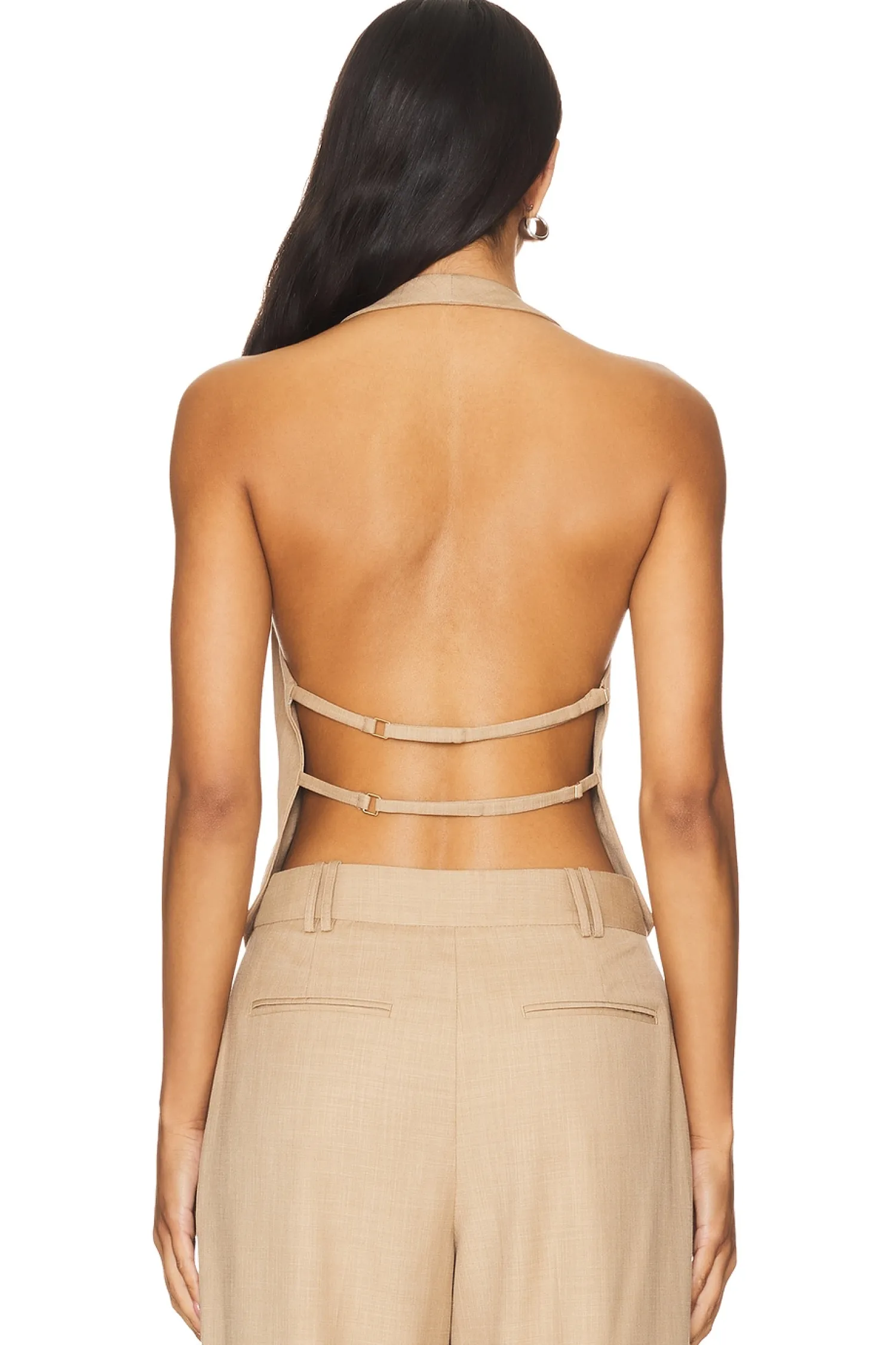 Women Shona Joy Matching Sets|Jackets & Coats>Asher Tailored Open Back Vest