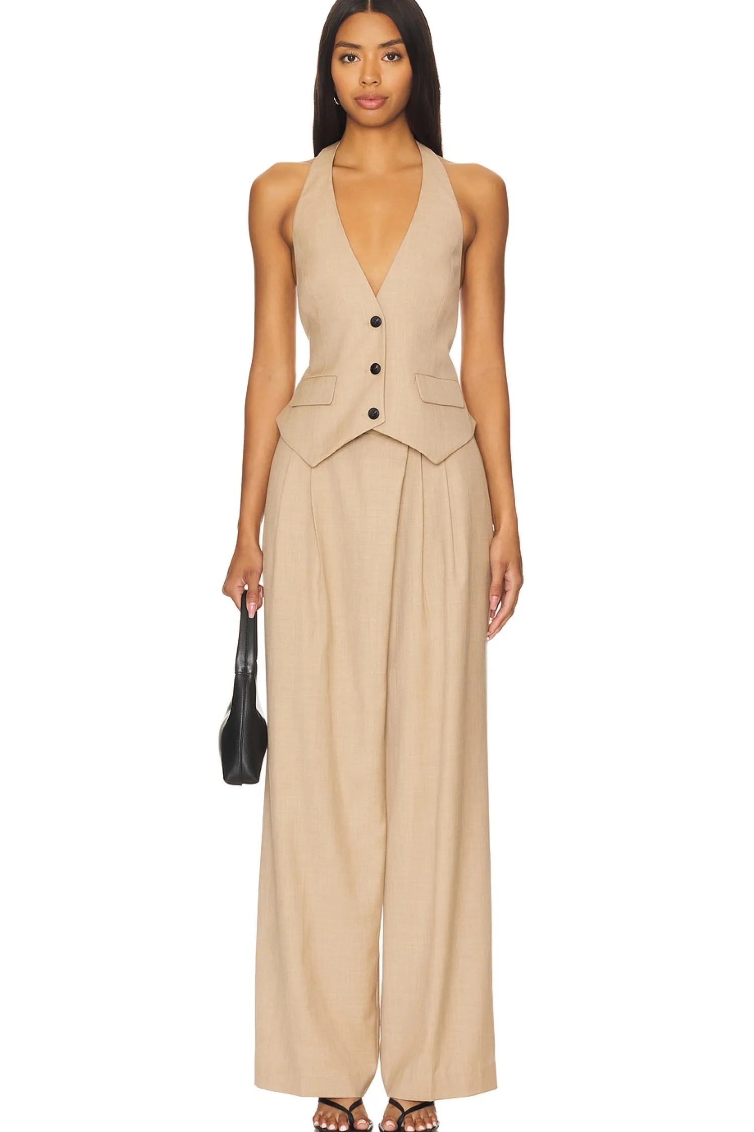 Women Shona Joy Matching Sets|Jackets & Coats>Asher Tailored Open Back Vest