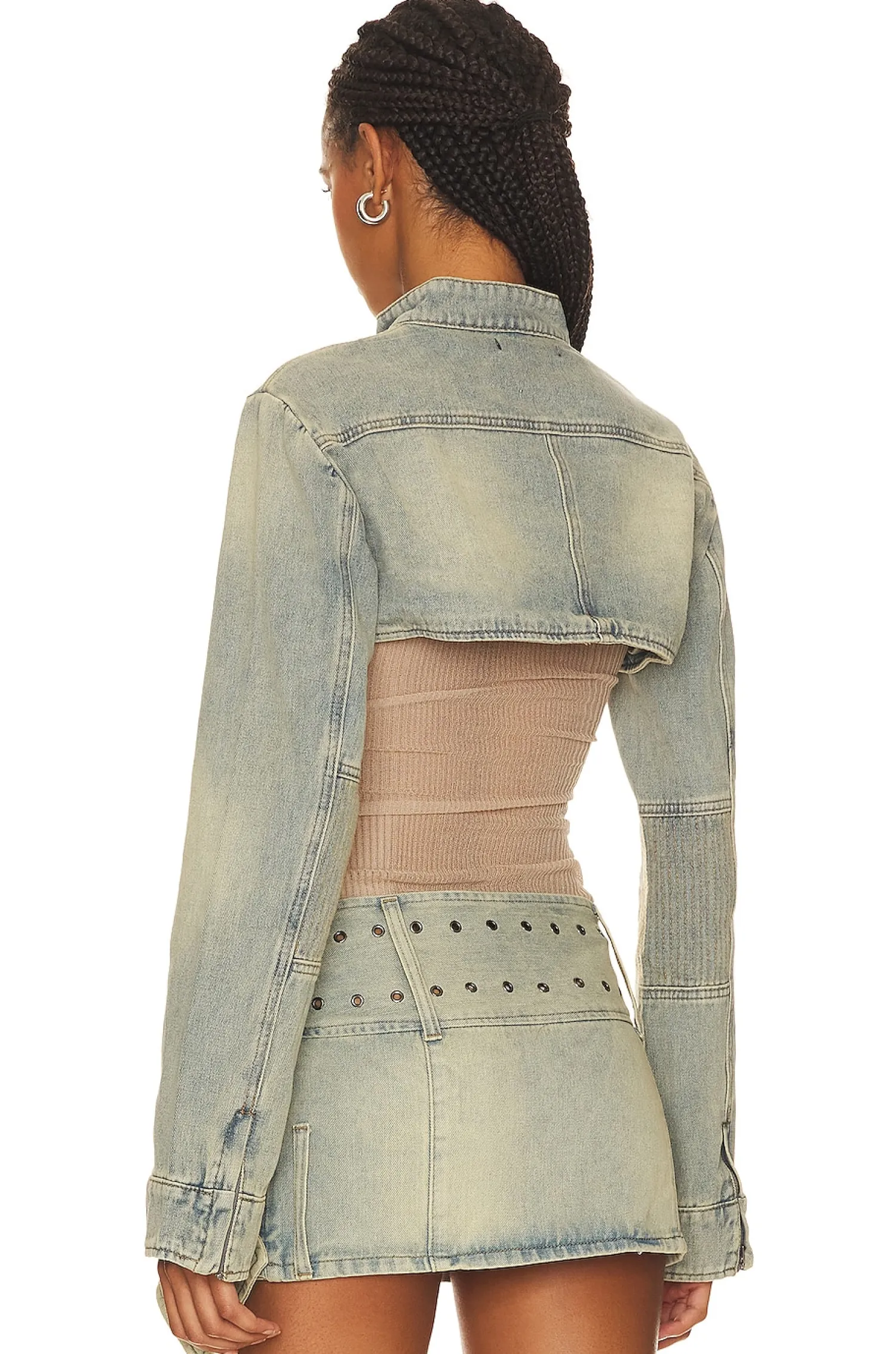 Women Jaded London Jackets & Coats>Assassin Ultra Cropped Jacket