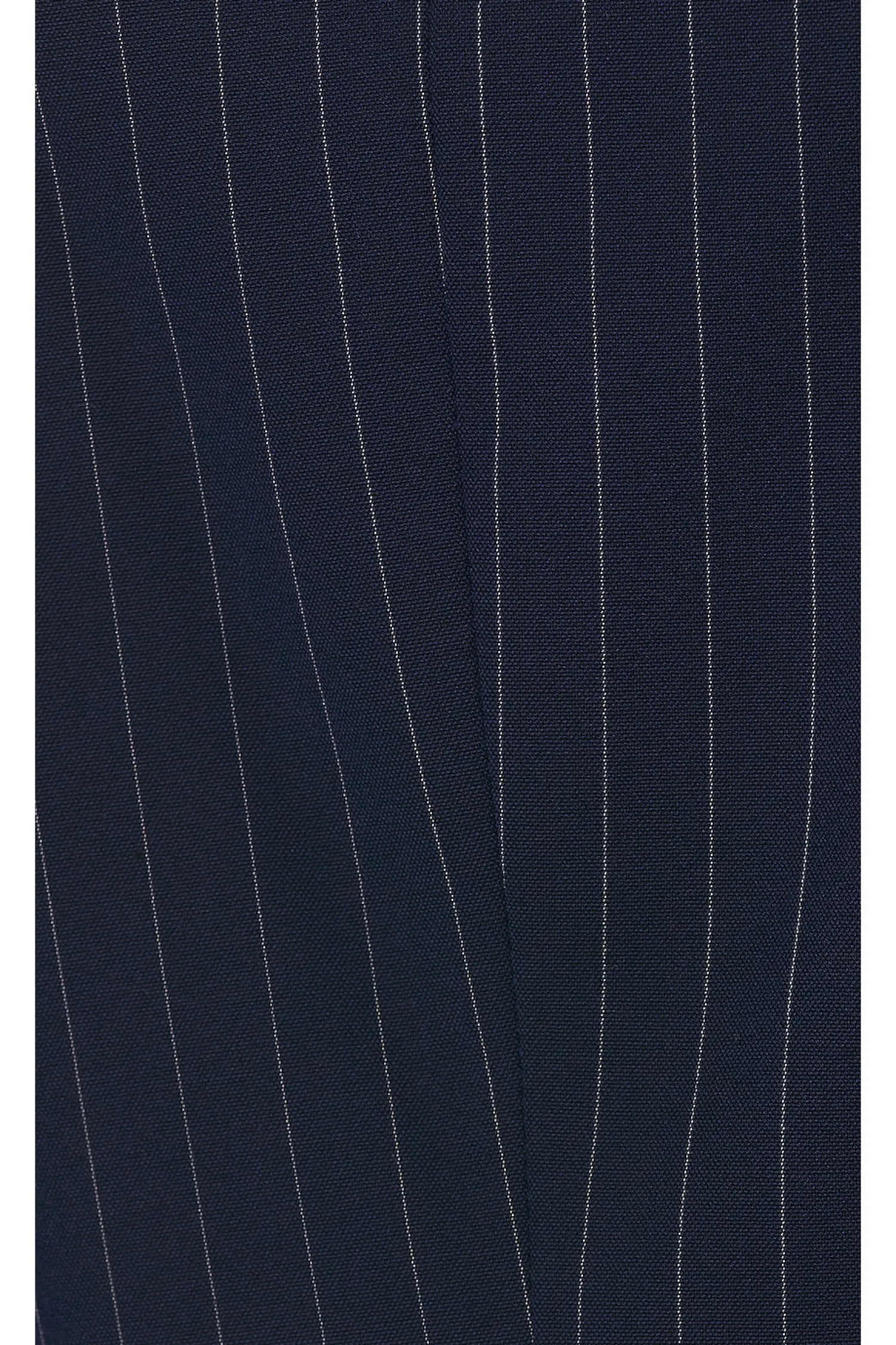 Women Bardot Jackets & Coats>Asymmetric Pin Stripe Vest