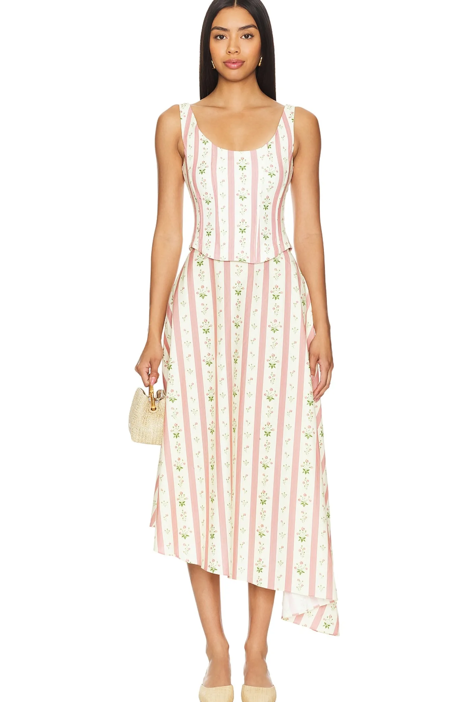 Women WeWoreWhat Matching Sets>Asymmetrical Midi Skirt