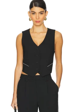 Women ALLSAINTS Jackets & Coats>Atlas Krys Waistcoat