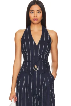 Women NICHOLAS Jackets & Coats>Aurelia Asymmetrical Vest