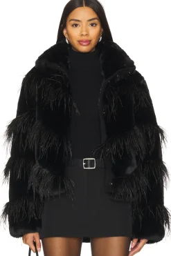 Women MILLY Jackets & Coats>Avah Faux Fur Jacket