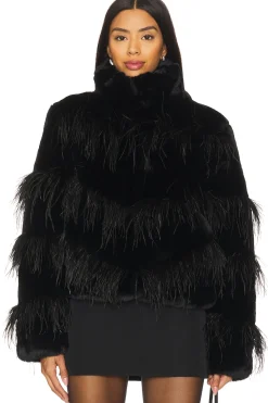 Women MILLY Jackets & Coats>Avah Faux Fur Jacket