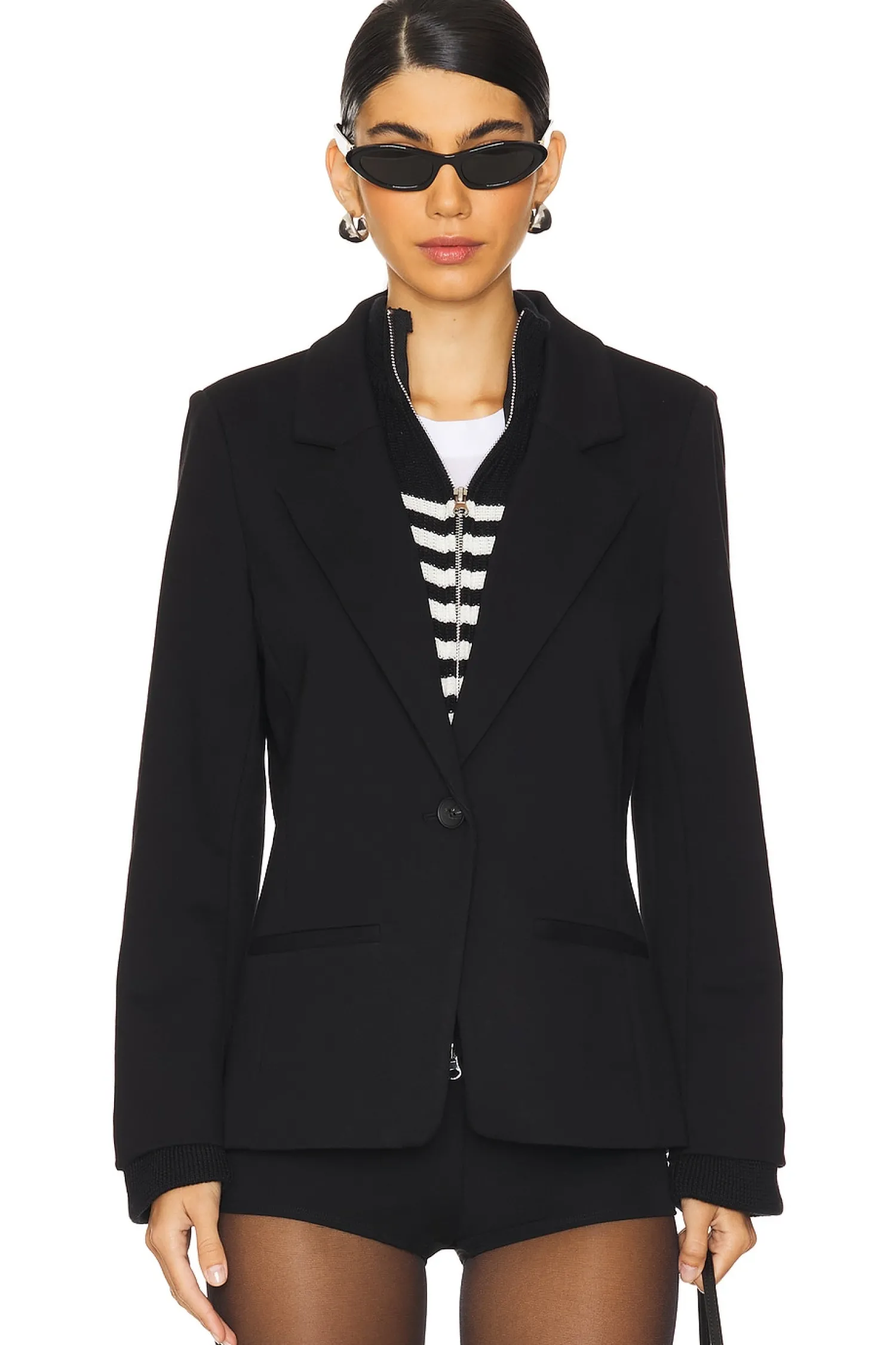Women Central Park West Jackets & Coats>Avalon Turtleneck Dickie Blazer