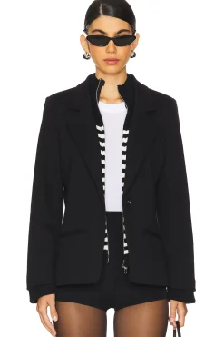 Women Central Park West Jackets & Coats>Avalon Turtleneck Dickie Blazer
